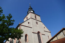 Sankt Crescentius on Tour in Ostheim und auf dem Kreuzberg (Foto: Karl-Franz Thiede)